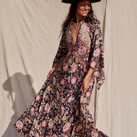 NWT Jen's Pirate Booty Baroque Hyacinth Gown - Picture 2 of 8